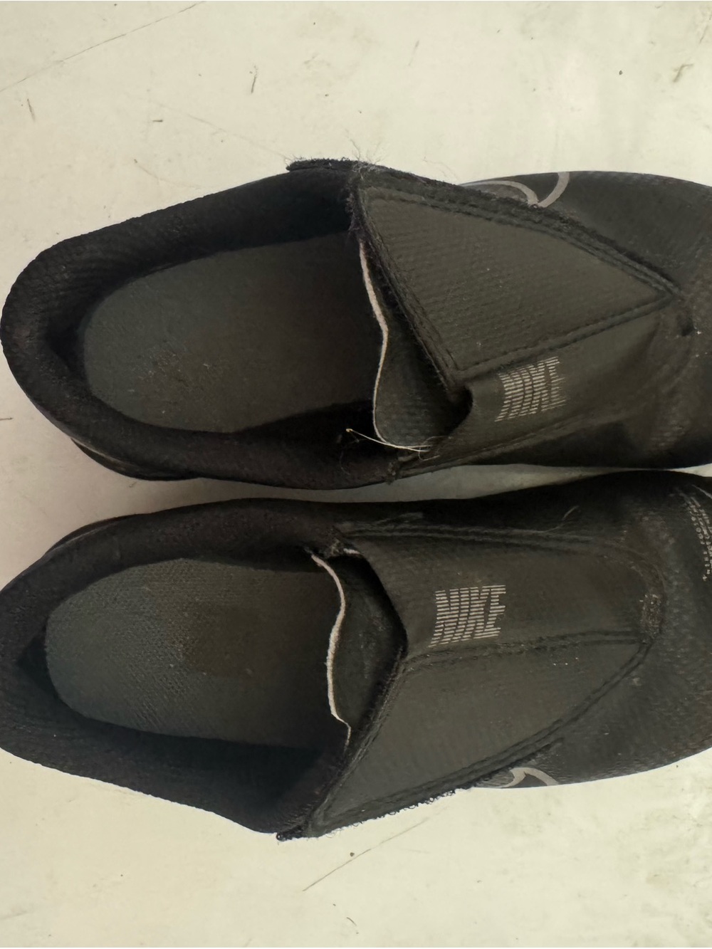 Nike Kids Black Slip-On Soccer cleats 11C